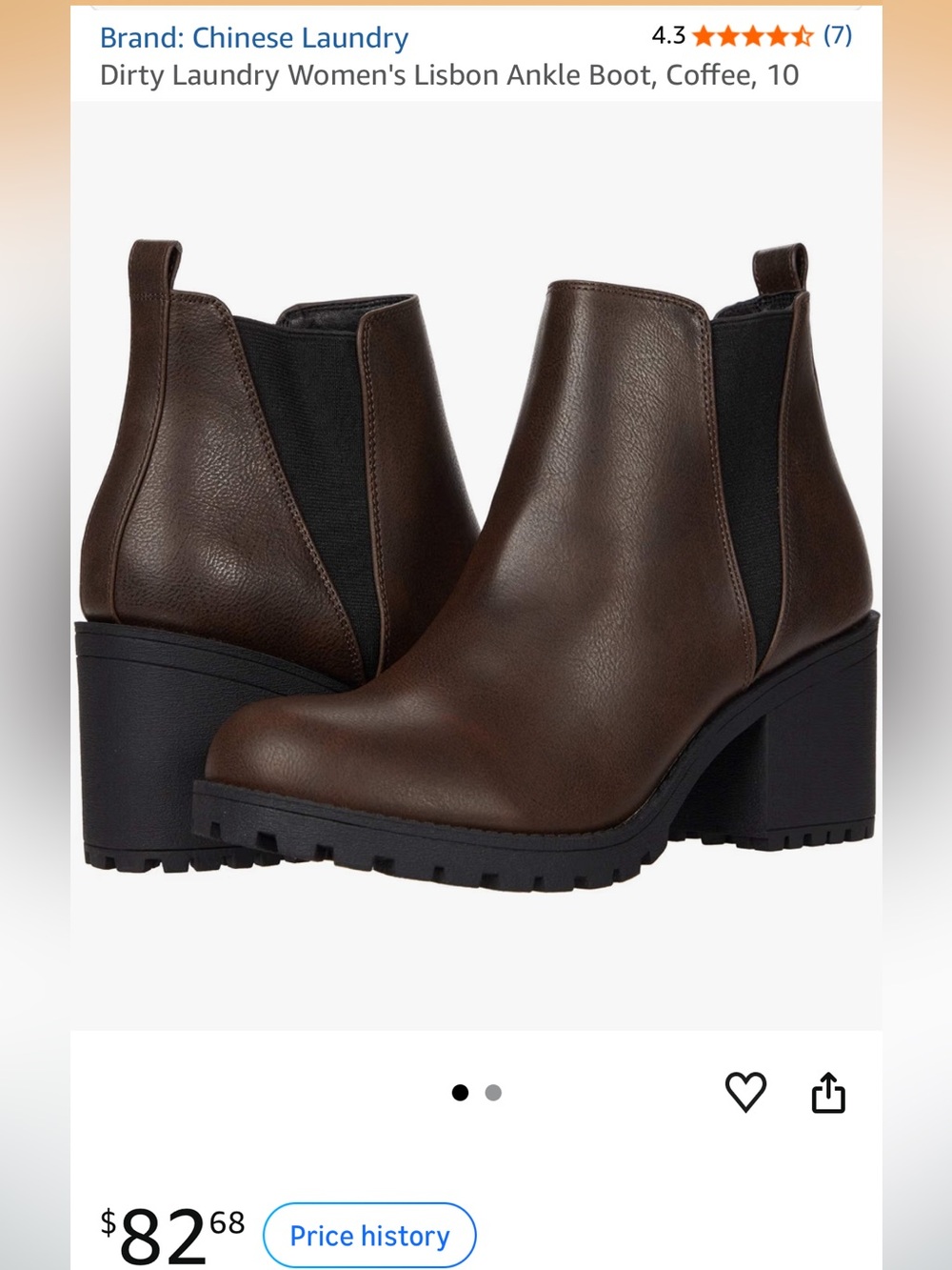 Chinese Laundry Dirty Laundry Lisbon Ankle Boot in Dark Brown